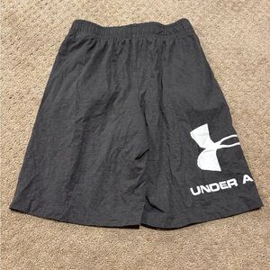 Under Armour Men’s Cotton Shorts Grey with Logo